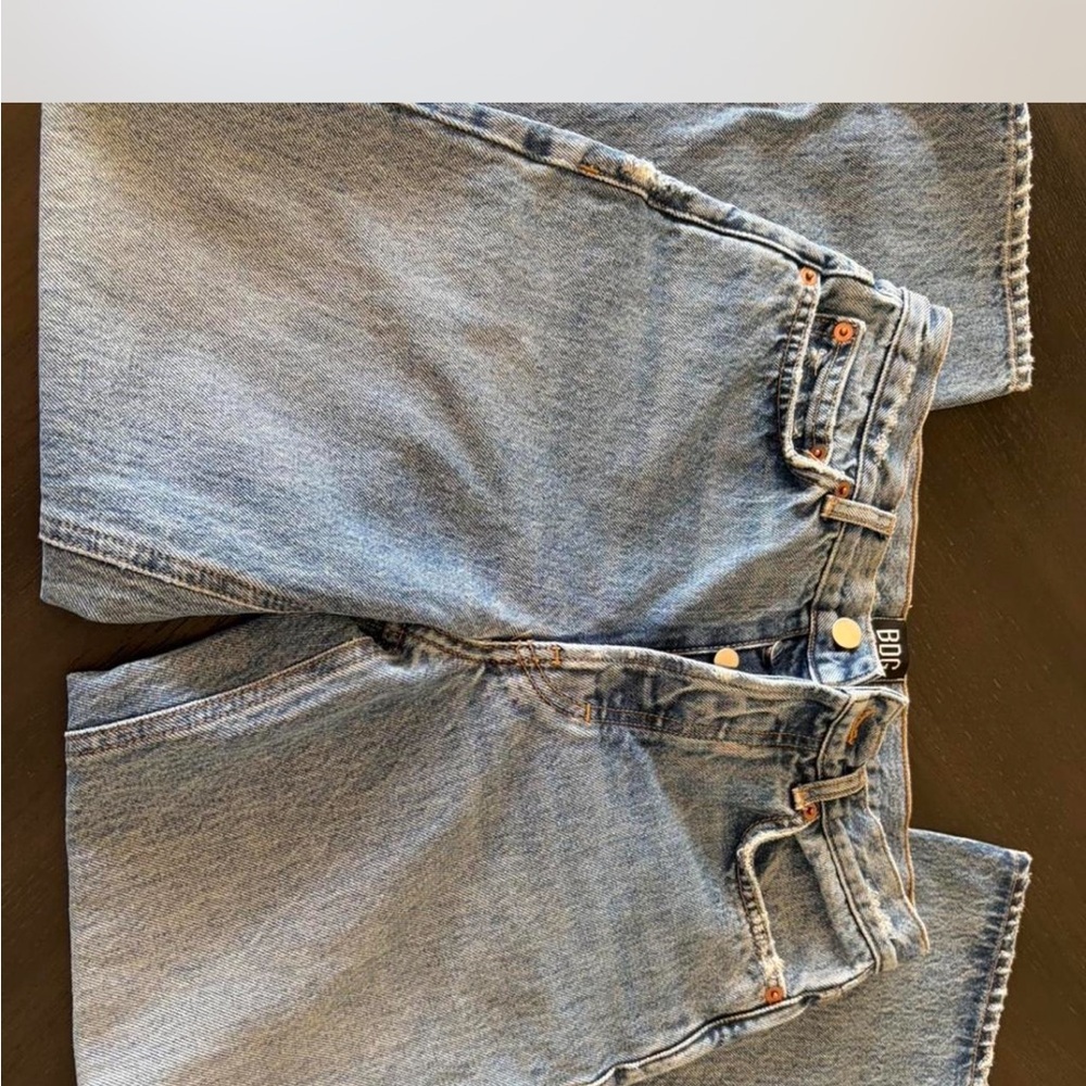 Agolde High Rise Light Blue Denim Jeans